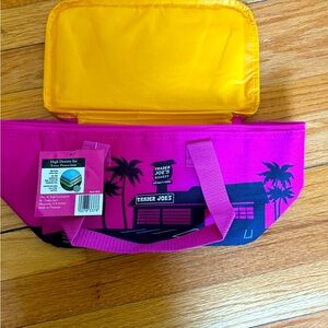 Trader Joe’s mini tote - pink!! NWT